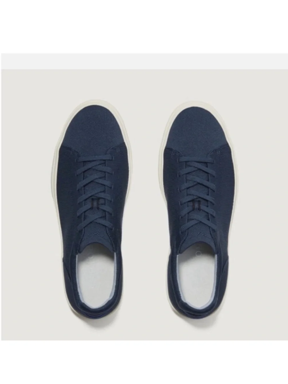 Rothy’s Men’s RS01 Sneaker Navy Blue Size 12 NEW IN BOX Sustainable Knit Lace Up